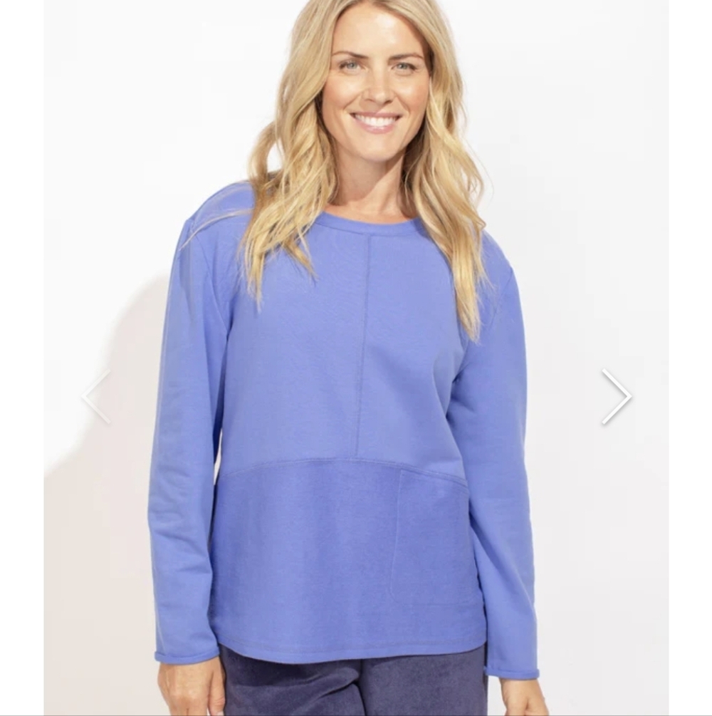 Habitat Escape Baja Blue Long Sleeve Pullover Sz.S NWT
